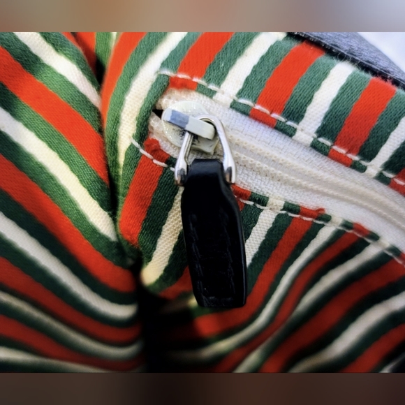 🖤 GUCCI | Vintage Denim Monogram Britt Interlocking GG Tassel Shoulder Bag - Picture 8 of 13